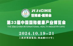 展会标题图片：2024第33届（上海）中国国际健康产业博览会